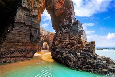 Playa de Las Catedrales nahe Lugo